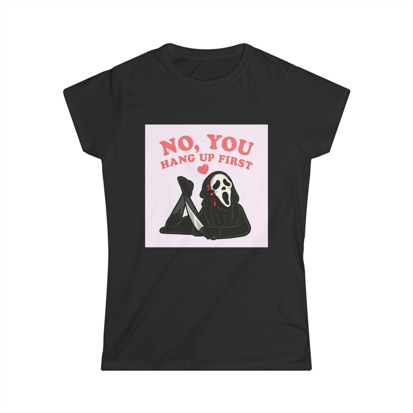 Spooky Humor Women's Tee Scary Face