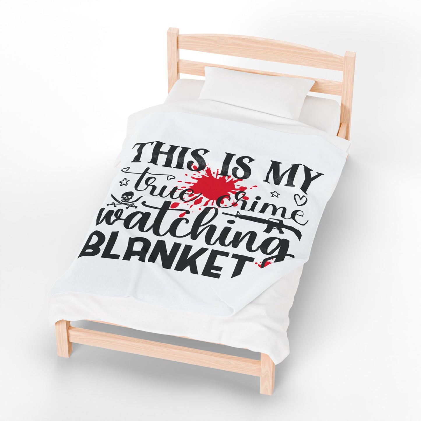 True Crime Plush Blanket
