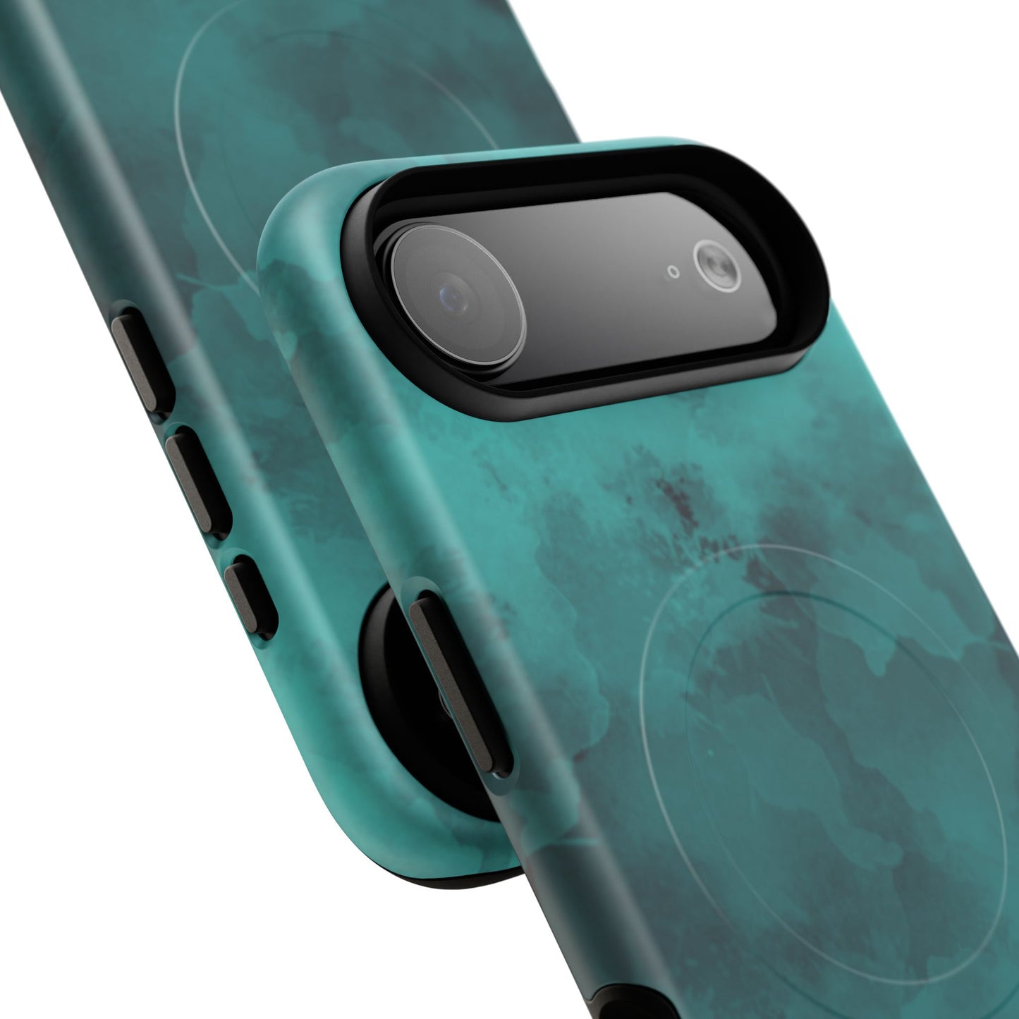 Teal Watercolor Tough Magnetic Cases