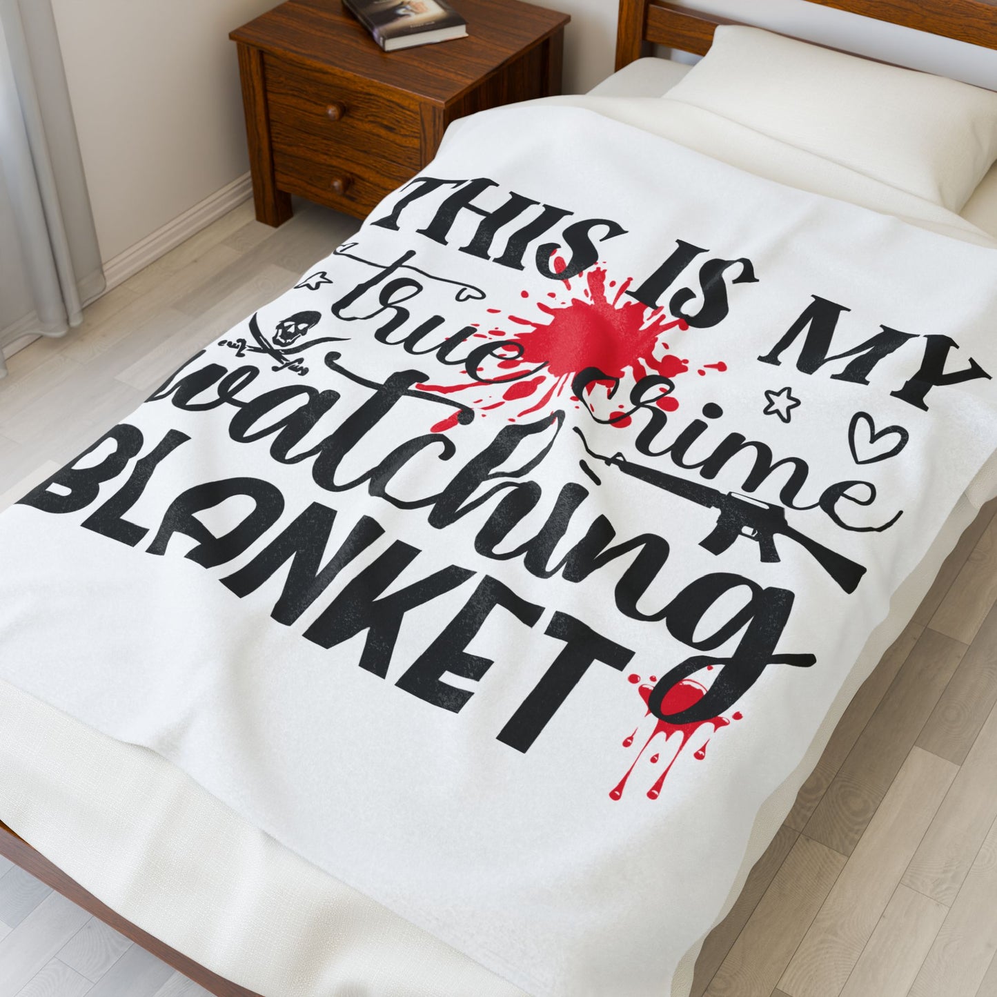 True Crime Plush Blanket