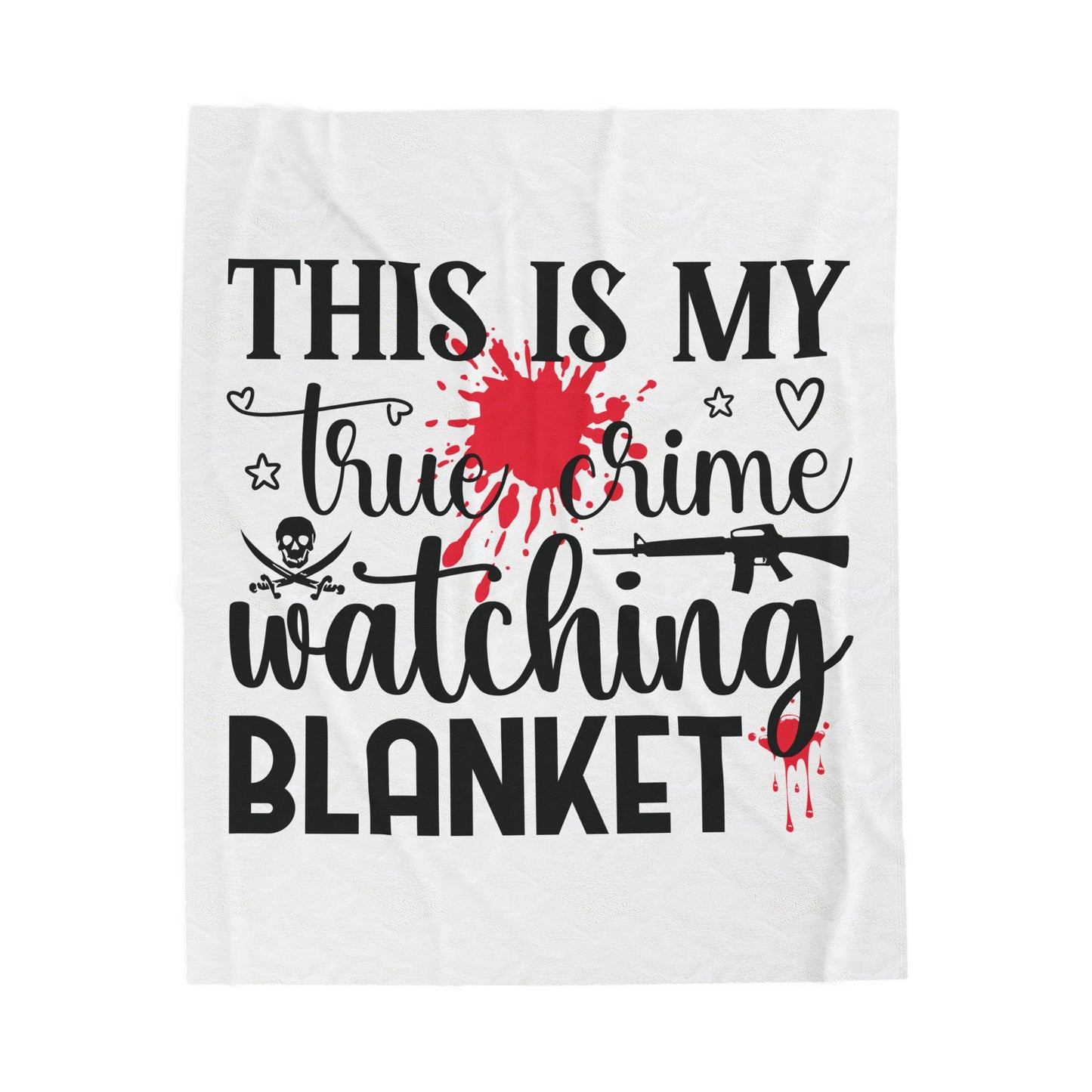 True Crime Plush Blanket