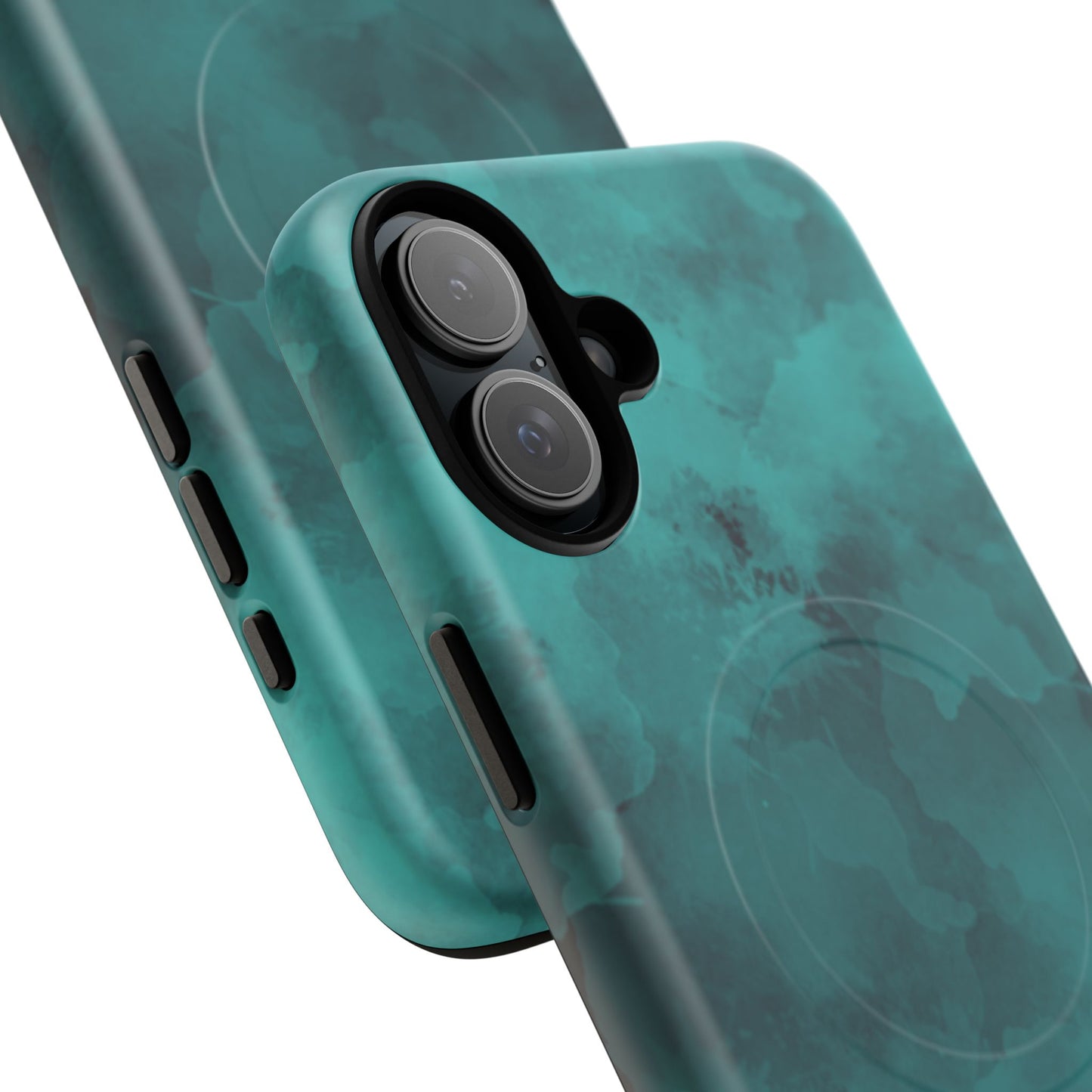 Teal Watercolor Tough Magnetic Cases