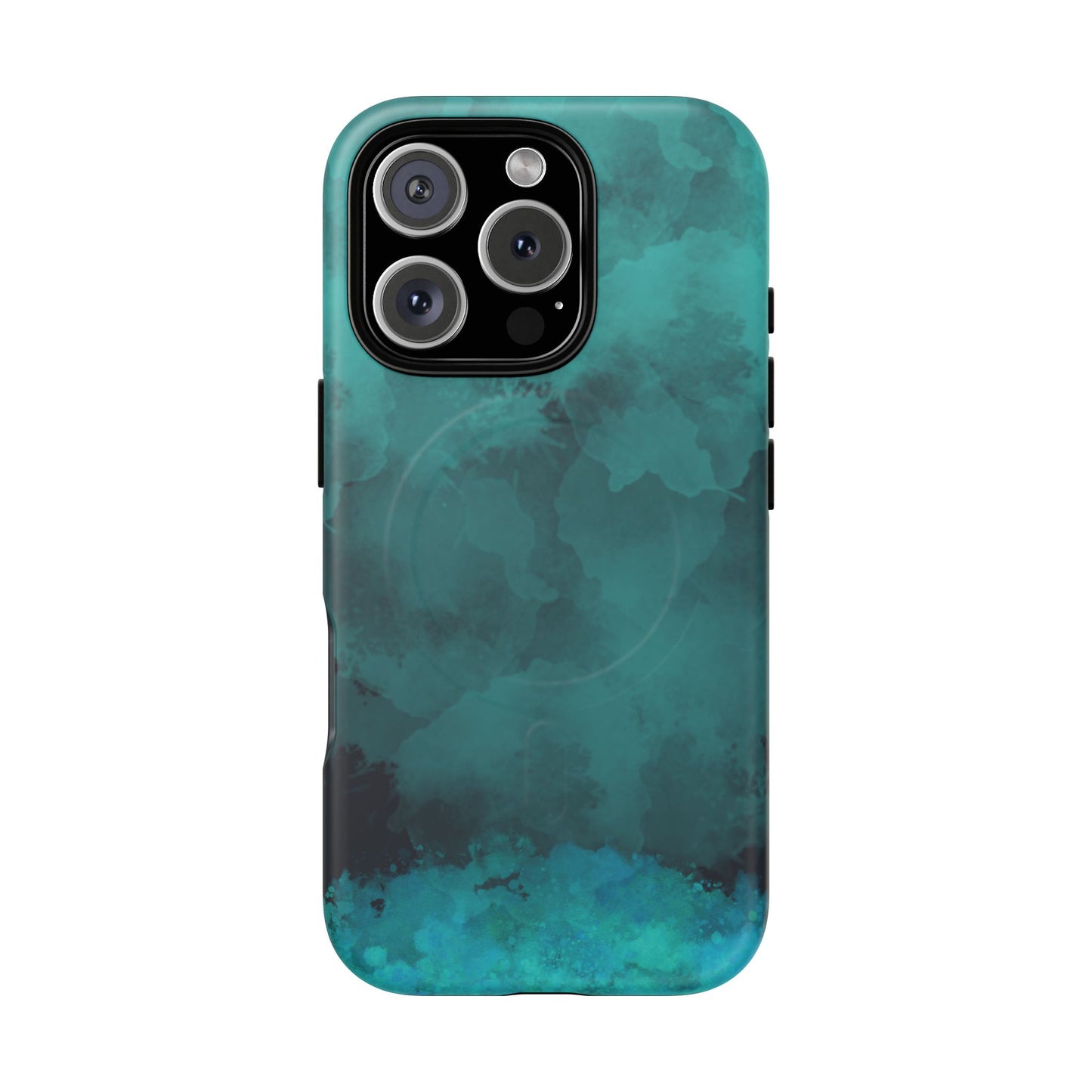 Teal Watercolor Tough Magnetic Cases