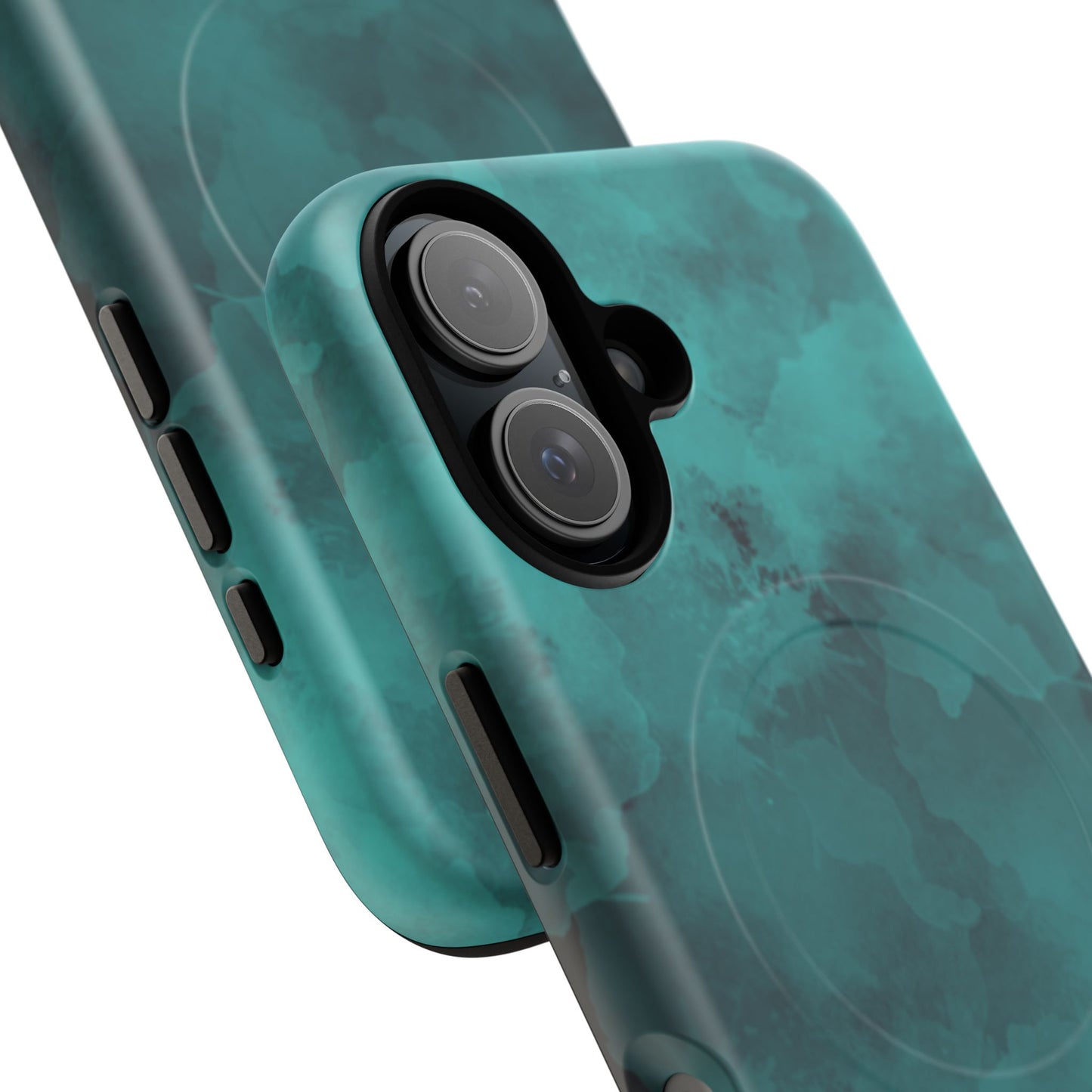 Teal Watercolor Tough Magnetic Cases