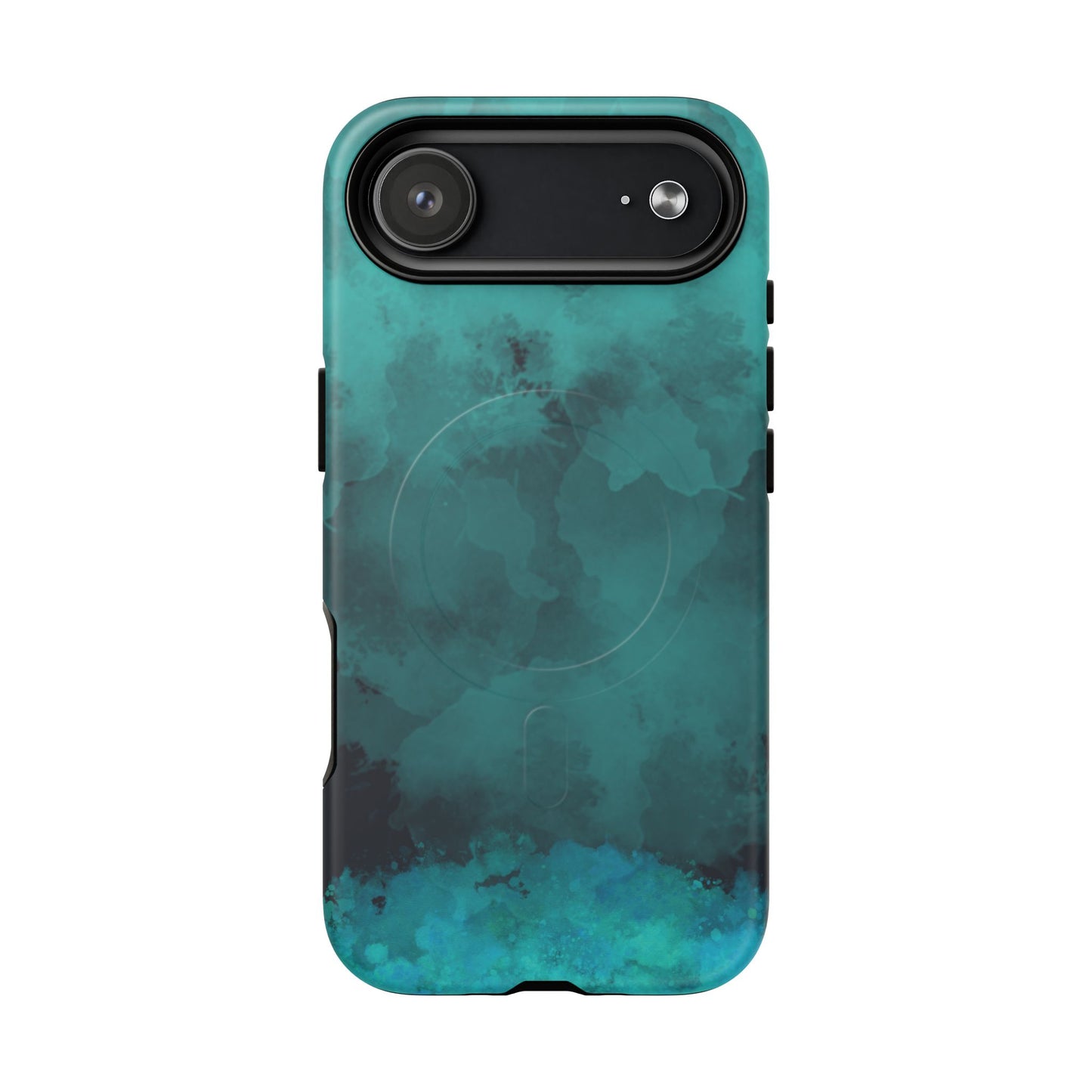 Teal Watercolor Tough Magnetic Cases