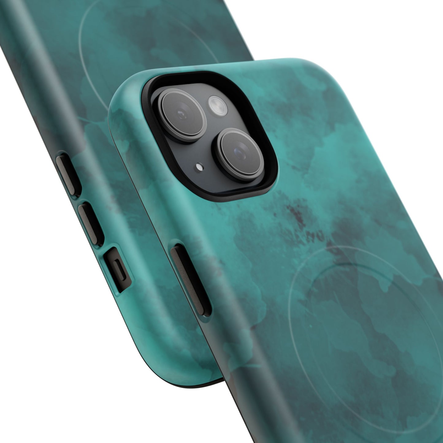 Teal Watercolor Tough Magnetic Cases
