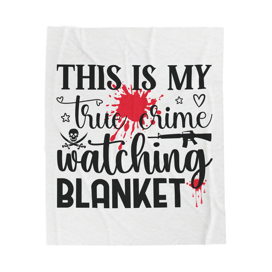 True Crime Plush Blanket