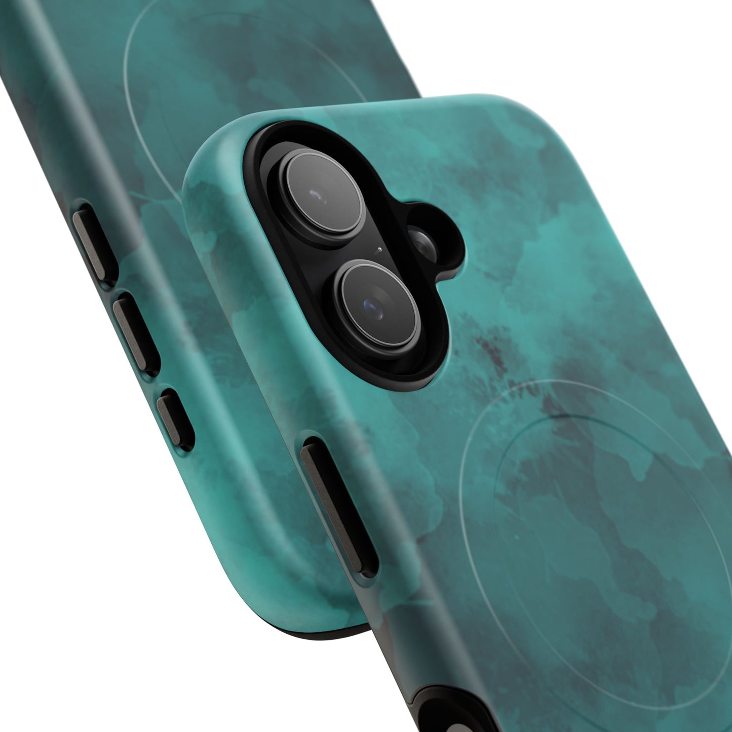 Teal Watercolor Tough Magnetic Cases